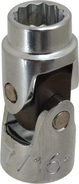 Proto - 7/16", 3/8" Drive, Standard Hand Socket - 12 Points, 1-3/4" OAL, Alloy Steel, Chrome Finish - Americas Industrial Supply