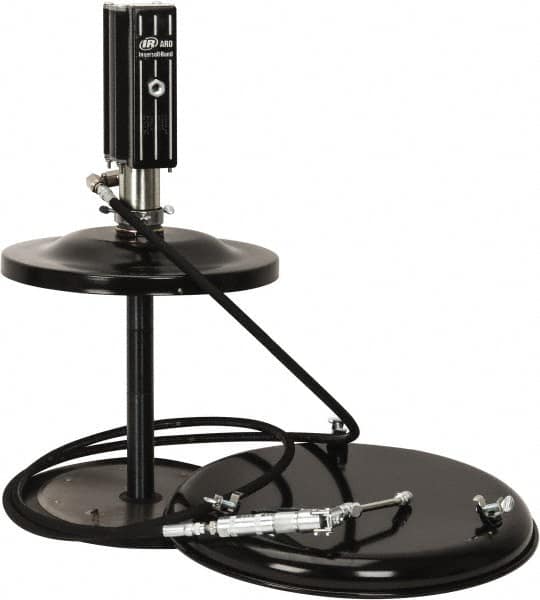 ARO/Ingersoll-Rand - Grease Lubrication 4 Lb/min Flow Carbon Steel Air-Operated Pump - For 120 Lb & 16 Gal Container - Americas Industrial Supply