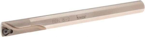 Iscar - 0.551" Min Bore Diam, 6" OAL, 1/2" Shank Diam, BBN Indexable Boring Bar - TPGB Insert, Screw Holding Method - Americas Industrial Supply