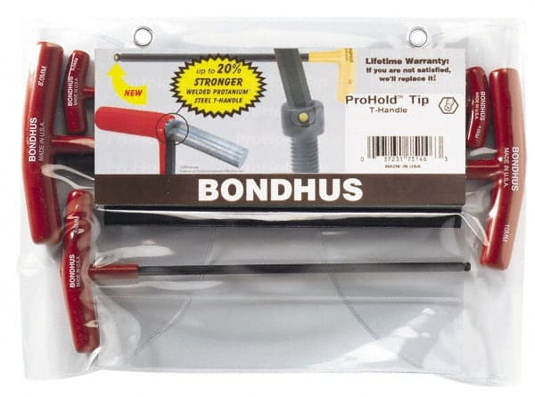 Bondhus - 5 Piece T-Handle Hex Key Set - Americas Industrial Supply