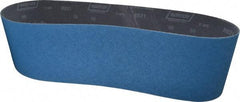 Norton - 6" Wide x 48" OAL, 50 Grit, Zirconia Alumina Abrasive Belt - Zirconia Alumina, Coarse, Coated, Y Weighted Cloth Backing, Dry, Series R821 - Americas Industrial Supply
