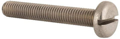 Value Collection - M10x1.50 Metric Coarse, 65mm Length Under Head Slotted Drive Machine Screw - Pan Head, Grade 18-8 & A2 Stainless Steel, Uncoated, Without Washer - Americas Industrial Supply