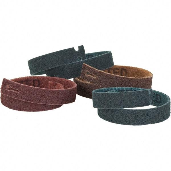 WALTER Surface Technologies - 1-3/16" Wide x 25" OAL, Aluminum Oxide Abrasive Belt - Aluminum Oxide, Super Fine, Nonwoven - Americas Industrial Supply