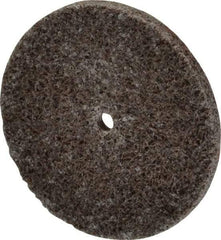3M - 1-1/2" Diam, 1/8" Face Width, 1/8" Center Hole, Fine Grade, Aluminum Oxide Deburring Wheel - Unitized, Medium Density 5 Grade, 30,100 RPM - Americas Industrial Supply
