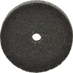 3M - 2" Diam, 1/4" Face Width, 1/4" Center Hole, Fine Grade, Silicon Carbide Deburring Wheel - Unitized, Soft Density 3 Grade, 16,100 RPM - Americas Industrial Supply