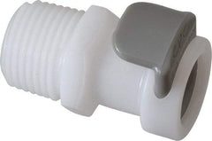 CPC Colder Products - 3/8" Outside Diam, 3/8 NPT, Acetal Push-to-Connect Tube Female Connector - 120 Max psi, White - Americas Industrial Supply