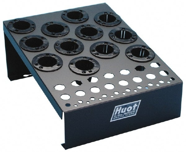 Huot - 12-1/2 Inches Width x 6-3/4 Inches Height NC Tool Holder and DA Collet Rack - Americas Industrial Supply