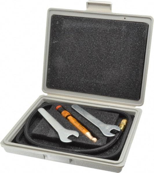 Dotco - 20,000 BPM, 90 psi, 1/8 NPT Inlet, Air Engraving Pen Kit - 60" Hose, 620.53 kPa Air Pressure, Includes 15Z-710 Air Marking Pen, Carrying Case, Foot Air Hose Assembly, NPT Fitting, Wrench - Americas Industrial Supply