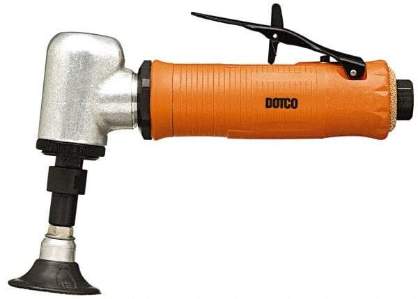 Dotco - 1/2" Wheel Diam, 30,000 RPM, Pneumatic Angle & Disc Grinder - Rear Exhaust - Americas Industrial Supply