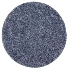 3M - 5" Coarse Grade Aluminum Oxide Deburring Disc - Hook & Loop Connection, Blue, 10,000 Max RPM - Americas Industrial Supply