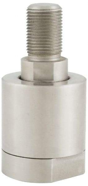 Made in USA - Air Cylinder Self-Aligning Rod Coupler - For 3/8-24 Air Cylinders, Use with Hydraulic & Pneumatic Cylinders - Americas Industrial Supply
