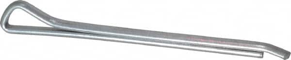 Made in USA - 1/8" Diam x 1-3/4" Long Hammerlock Cotter Pin - Grade 2, Zinc-Plated, Steel - Americas Industrial Supply