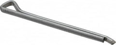 Made in USA - 3/16" Diam x 2-1/2" Long Hammerlock Cotter Pin - Grade 2, Zinc-Plated, Steel - Americas Industrial Supply