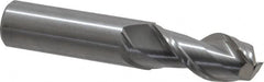 Kennametal - 3/4", 1-1/2" LOC, 3/4" Shank Diam, 4" OAL, 2 Flute, Solid Carbide Square End Mill - Single End, Uncoated, Spiral Flute, 45° Helix, Centercutting, Right Hand Cut, Right Hand Flute, Series AADF - Americas Industrial Supply