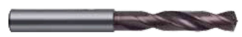 7.1mm Dia. - Carbide HP 3XD Drill-140Â° Point-Coolant-Bright - Americas Industrial Supply