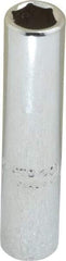 Proto - 9/32", 1/4" Drive, Deep Hand Socket - 6 Points, 2" OAL, Chrome Finish - Americas Industrial Supply