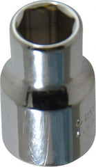 Proto - 3/8" Drive, Standard Hand Socket - 6 Points, 1-3/32" OAL, Chrome Vanadium, Chrome Finish - Americas Industrial Supply