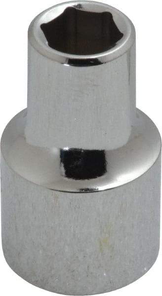 Proto - 3/8", 1/2" Drive, Standard Hand Socket - 6 Points, 1-31/64" OAL, Chrome Finish - Americas Industrial Supply