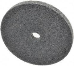 3M - 6" Diam, 1/2" Face Width, 3/4" Center Hole, Fine Grade, Silicon Carbide Deburring Wheel - Unitized, Soft Density 2 Grade, 5,000 RPM - Americas Industrial Supply