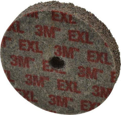3M - 3" Diam, 1/2" Face Width, 3/8" Center Hole, Very Coarse Grade, Aluminum Oxide Deburring Wheel - Unitized, Hard Density 8 Grade, 15,100 RPM - Americas Industrial Supply