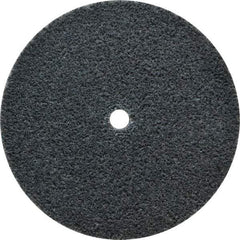 3M - 3" Diam, 1/4" Face Width, 1/4" Center Hole, Fine Grade, Silicon Carbide Deburring Wheel - Unitized, Soft Density 3 Grade, 12,100 RPM - Americas Industrial Supply