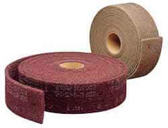 3M - 30' Long x 36" Wide Nonwoven Roll - Nonabrasive Grade, White, Talc - Americas Industrial Supply