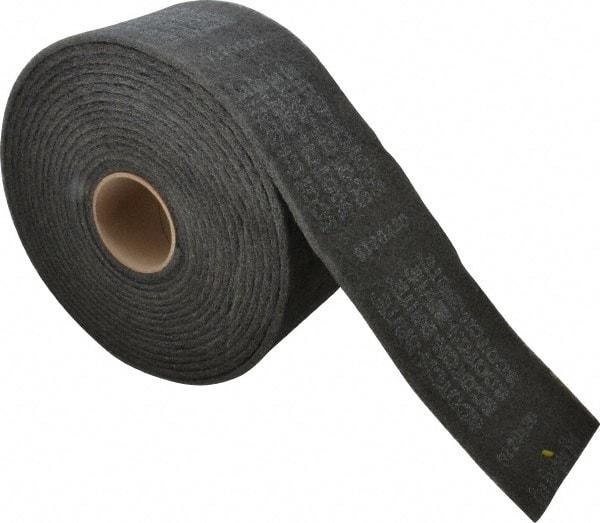 3M - 30' Long x 5" Wide Nonwoven Roll - Very Fine Grade, Gray, Silicon Carbide - Americas Industrial Supply