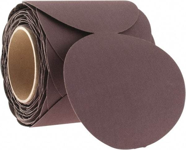 3M - 5" Diam, 180 Grit Aluminum Oxide Adhesive PSA Disc - Very Fine Grade, X Weighted Cloth Backing, For Bench Top Motors, Random Orbital Sanders - Americas Industrial Supply