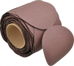 3M - 5" Diam, 100 Grit Aluminum Oxide Adhesive PSA Disc - Fine Grade, X Weighted Cloth Backing, For Bench Top Motors, Random Orbital Sanders - Americas Industrial Supply