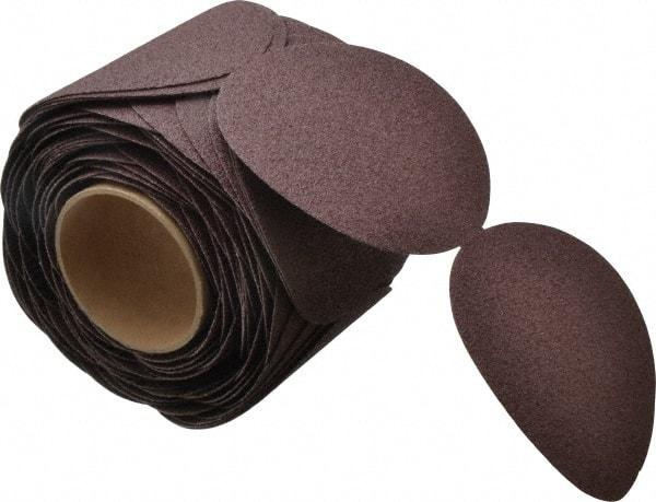 3M - 5" Diam, 50 Grit Aluminum Oxide Adhesive PSA Disc - Coarse Grade, X Weighted Cloth Backing, For Bench Top Motors, Random Orbital Sanders - Americas Industrial Supply