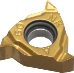 Seco - 11NR Internal Right Hand 48-16 Partial Profile 60° Laydown Threading Insert - Grade CP500, TiAlN/TiN Coated Carbide - Americas Industrial Supply