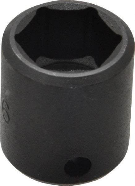 Proto - 3/8" Drive 11/16" Standard Impact Socket - 6 Points, 1-3/32" OAL - Americas Industrial Supply