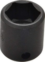 Proto - 3/8" Drive 11/16" Standard Impact Socket - 6 Points, 1-3/32" OAL - Americas Industrial Supply