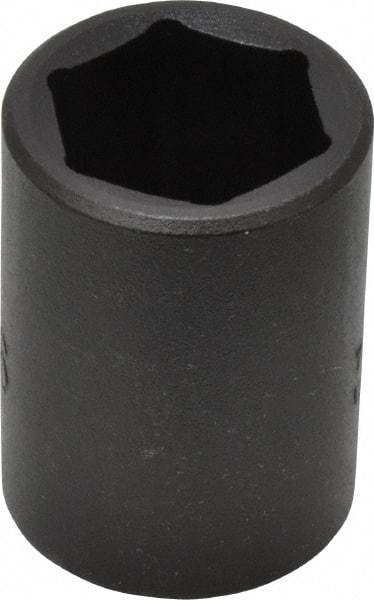 Proto - 1/2" Drive 13/16" Standard Impact Socket - 6 Points, 1-5/8" OAL - Americas Industrial Supply