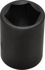 Proto - 1/2" Drive 15/16" Standard Impact Socket - 6 Points, 1-3/4" OAL - Americas Industrial Supply