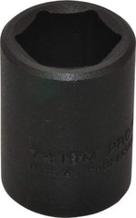 Proto - 1/2" Drive 19mm Standard Impact Socket - 6 Points, 1-1/2" OAL - Americas Industrial Supply
