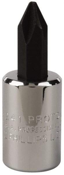 Proto - Screwdriver & Drag Link Sockets Type: Phillips Screwdriver Socket Drive Size (Inch): 3/8 - Americas Industrial Supply