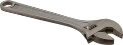 Proto - 1-1/8" Jaw Capacity, 8" Standard Adjustable Wrench - Steel, Chrome Finish - Americas Industrial Supply