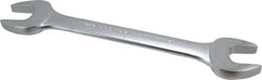 Proto - 1-11/16" x 1-13/16" Standard Open End Wrench - 18-1/2" OAL, Double End, Satin Finish, 15° Head Angle - Americas Industrial Supply