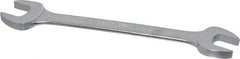 Proto - 24mm x 26mm Standard Open End Wrench - 11-3/8" OAL, Double End, Satin Finish, 15° Head Angle - Americas Industrial Supply