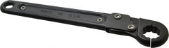 Proto - 5/8", Black Finish, Ratcheting Flare Nut Wrench - 12 Points, 7-1/4" OAL, Steel, Single End Head - Americas Industrial Supply