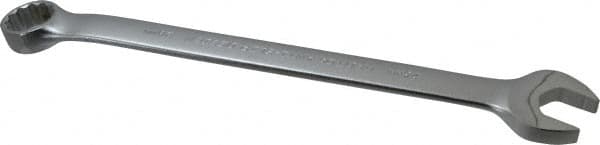 Proto - 26mm 12 Point Offset Combination Wrench - 15° Offset Angle, 14-21/32" OAL, Steel, Satin Finish - Americas Industrial Supply