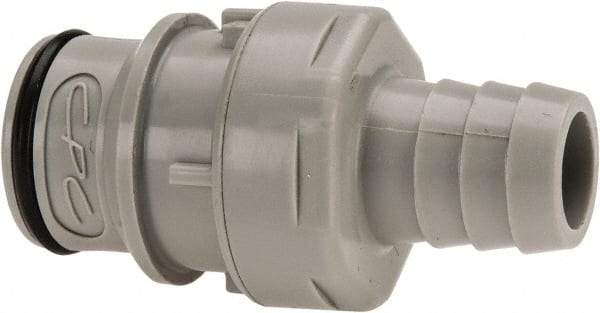 CPC Colder Products - Polypropylene Push-to-Connect Tube Male Connector - 60 Max psi, 1/2" Inside Diam, Gray - Americas Industrial Supply