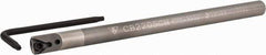 Everede Tool - 0.3" Min Bore Diam, 4" OAL, 1/4" Shank Diam, Indexable Boring Bar - TDA Insert, Screw Holding Method - Americas Industrial Supply