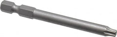 Wera - T25 Torx Bit - 1/4" Hex Drive, 2-3/4" OAL - Americas Industrial Supply