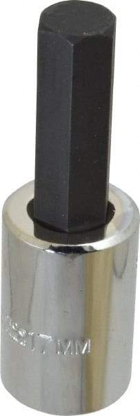 Proto - 1/2" Drive, 17mm Hex Bit Socket - 4" OAL - Americas Industrial Supply