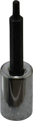 Proto - 3/8" Drive, 1/8" Hex Bit Socket - 2-23/32" OAL, 1-5/8" Bit Length - Americas Industrial Supply