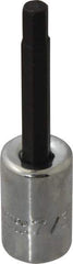 Proto - 3/8" Drive, 7/32" Hex Bit Socket - 2-23/32" OAL, 1-5/8" Bit Length - Americas Industrial Supply