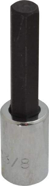 Proto - 3/8" Drive, 3/8" Hex Bit Socket - 2-23/32" OAL, 1-5/8" Bit Length - Americas Industrial Supply