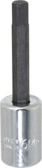 Proto - 3/8" Drive, 6mm Hex Bit Socket - 2-5/8" OAL, 1-5/8" Bit Length - Americas Industrial Supply